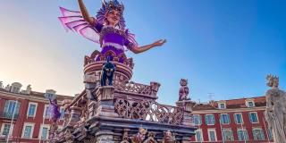 The King of the World's Treasures in Nice for the 2023 Carnival