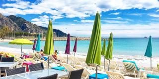 Choose your private beach for the summer in Menton