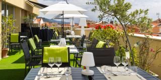Enjoy the new menu at our rooftop restaurant in Menton