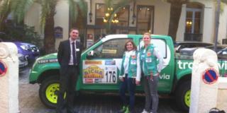 Two crews of the Rallye Aïcha des Gazelles at the hotel !